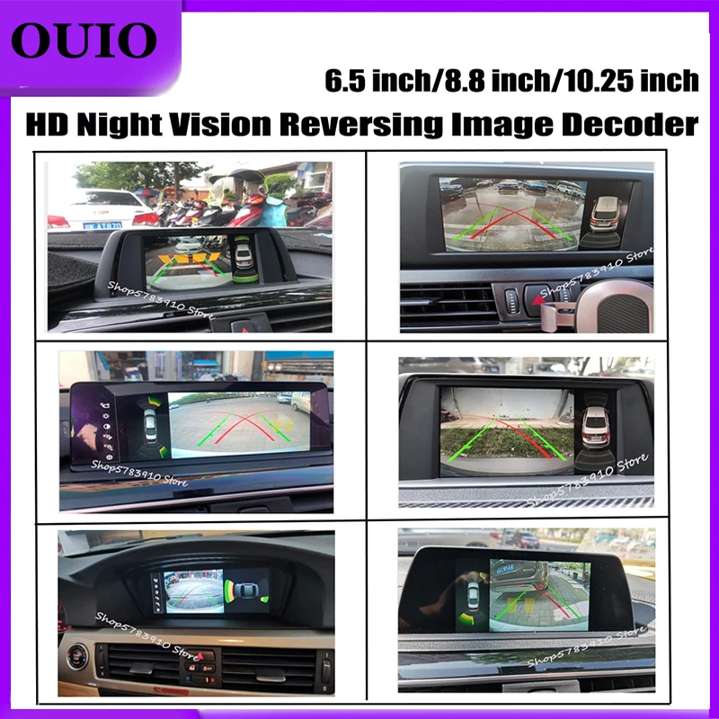 Parkovacia Kamera adapte|Pre BMW radu 5 M5 G30 G31 G38 2010~2020 CIC NBT EVO Rozhranie Pôvodnú obrazovku upgrade Cúvaní kamera